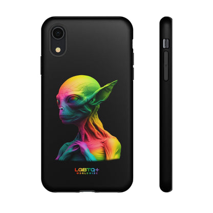 LGBTQWorldwide - ,,ALIEN" Doppelgehäuse Handyhülle Accessories, Glossy, iPhone Cases, Matte, Phone accessory, Phone Cases, Samsung Cases, tough, Valentine's Day Picks lgbtq Bekleidung Accessoires unisex Zubehör