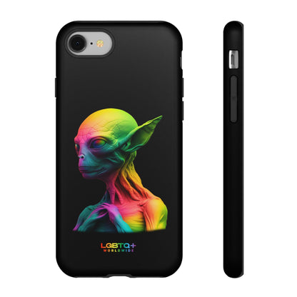 LGBTQWorldwide - ,,ALIEN" Doppelgehäuse Handyhülle Accessories, Glossy, iPhone Cases, Matte, Phone accessory, Phone Cases, Samsung Cases, tough, Valentine's Day Picks lgbtq Bekleidung Accessoires unisex Zubehör