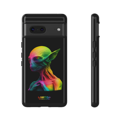 LGBTQWorldwide - ,,ALIEN" Doppelgehäuse Handyhülle Accessories, Glossy, iPhone Cases, Matte, Phone accessory, Phone Cases, Samsung Cases, tough, Valentine's Day Picks lgbtq Bekleidung Accessoires unisex Zubehör