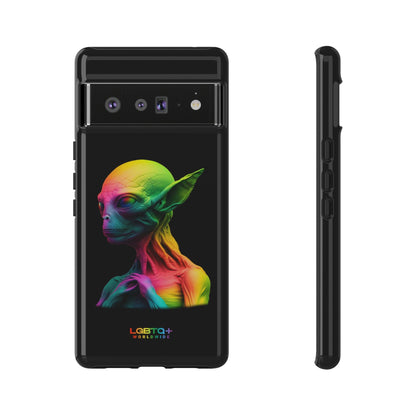 LGBTQWorldwide - ,,ALIEN" Doppelgehäuse Handyhülle Accessories, Glossy, iPhone Cases, Matte, Phone accessory, Phone Cases, Samsung Cases, tough, Valentine's Day Picks lgbtq Bekleidung Accessoires unisex Zubehör