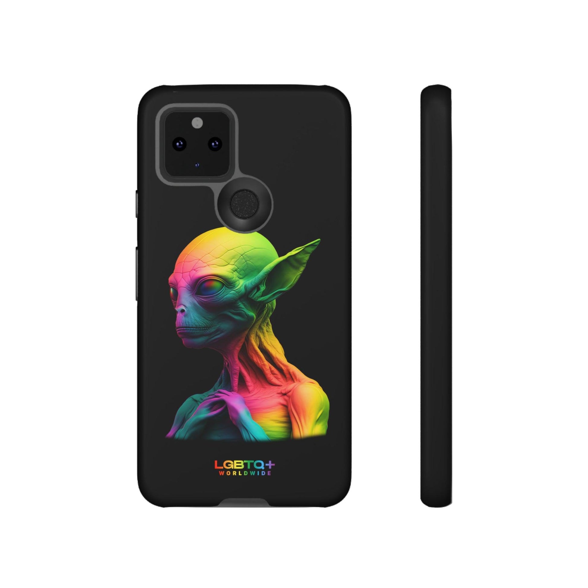 LGBTQWorldwide - ,,ALIEN" Doppelgehäuse Handyhülle Accessories, Glossy, iPhone Cases, Matte, Phone accessory, Phone Cases, Samsung Cases, tough, Valentine's Day Picks lgbtq Bekleidung Accessoires unisex Zubehör