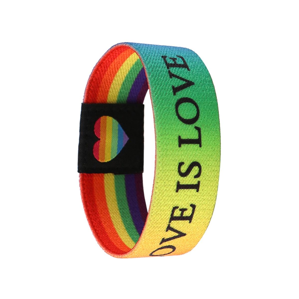 LGBTQWorldwide - Armband zwei Seiten Style Accessoires, Aktion lgbtq Bekleidung Accessoires unisex Zubehör