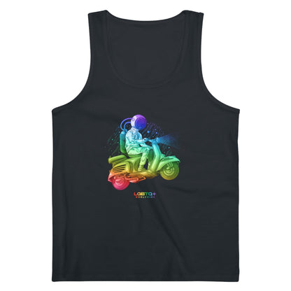 LGBTQWorldwide - ,,ASTRONAUT'' DTG, Eco-friendly, Men's Clothing, Neck Labels, Organic, Recycled, Slim fit, Sustainable, Tank Tops, Tanke, Vegan lgbtq Bekleidung Accessoires unisex Zubehör