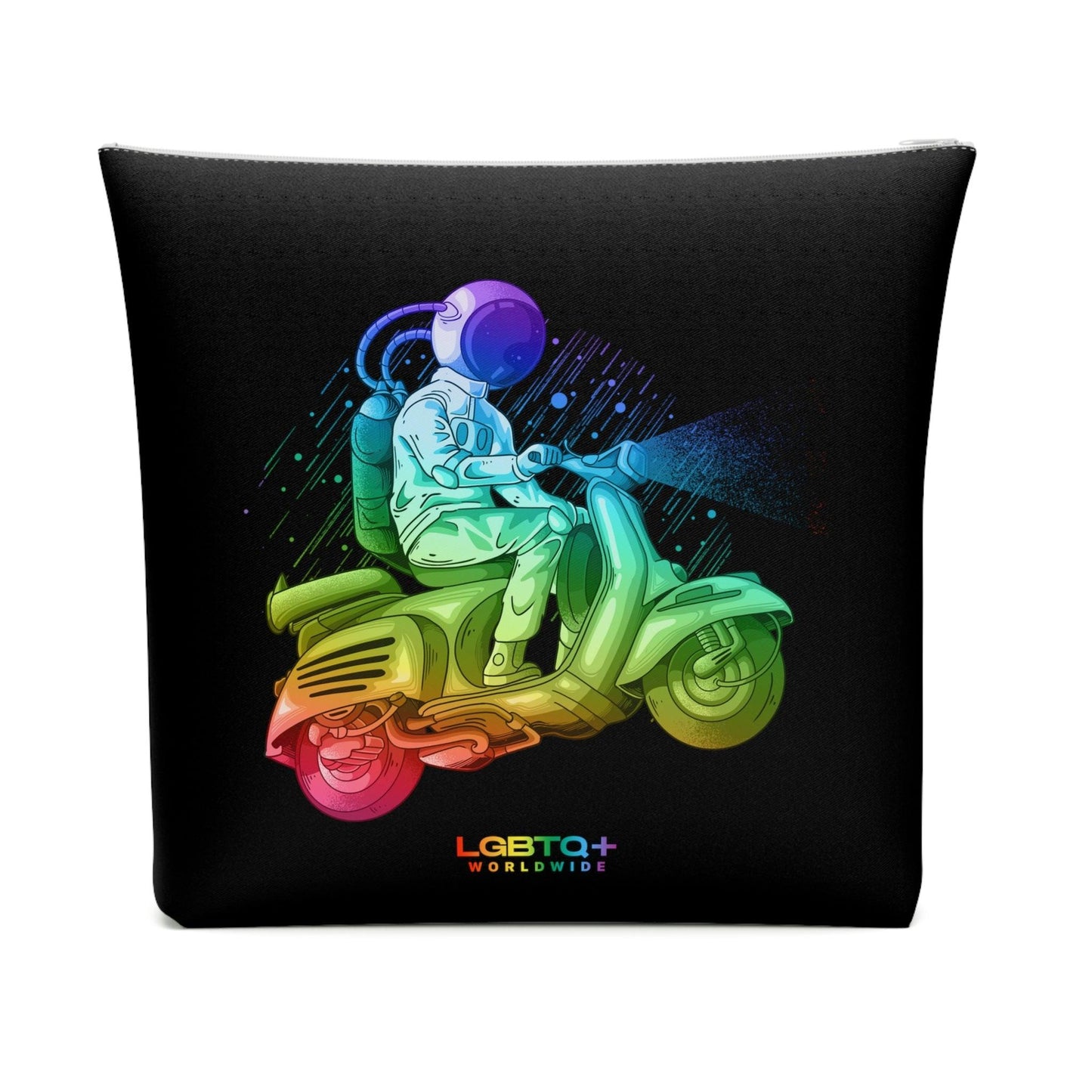 LGBTQWorldwide - ,,ASTRONAUT" Kosmetiktasche Accessories, all, All Over Print, AOP, bag, Cosmetics, Home, Pouches, Sublimation, Travel Accessories, With zipper lgbtq Bekleidung Accessoires unisex Zubehör