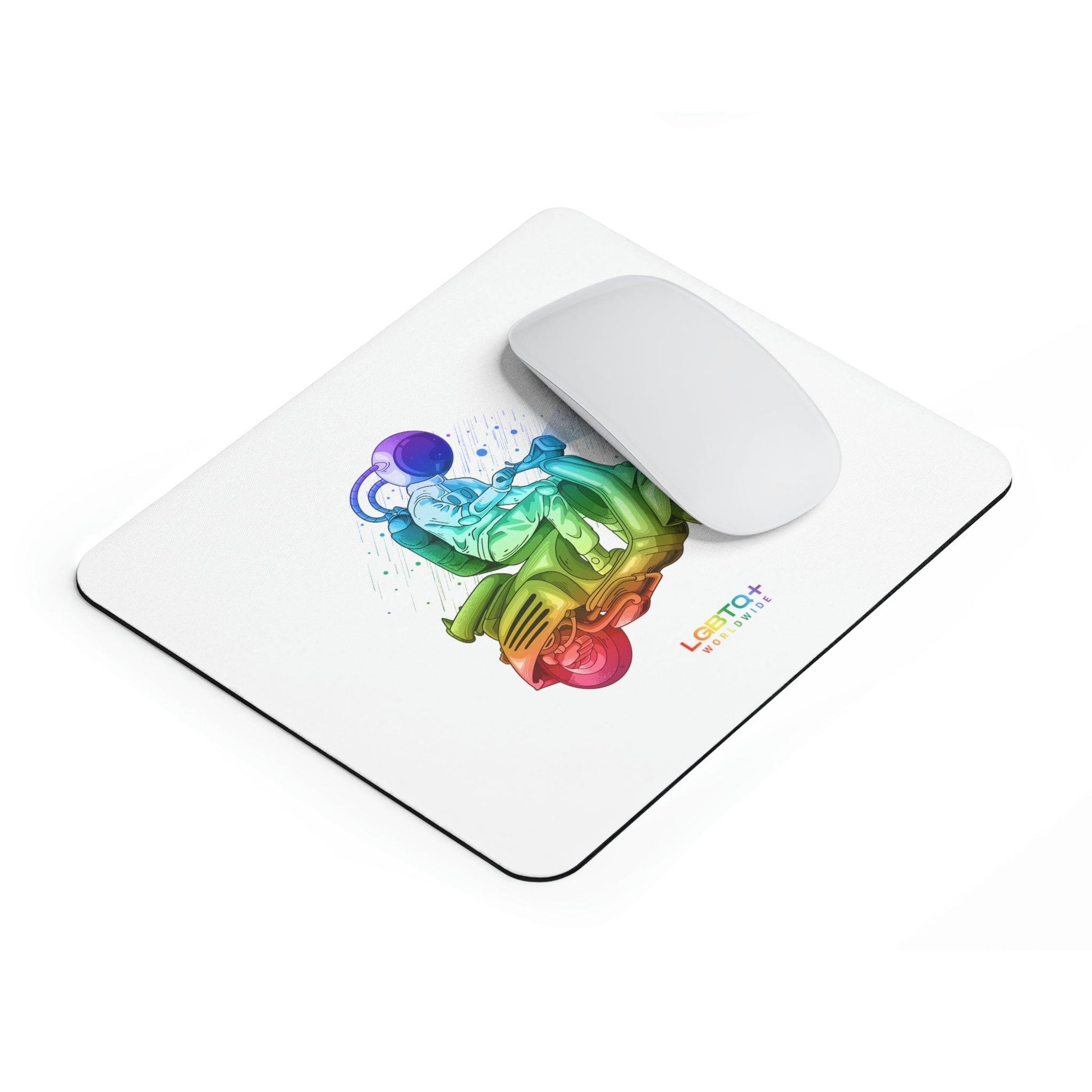 LGBTQWorldwide - ,,ASTRONAUT" Mauspad All, Desk, Home & Living, Mouse pad, Mouse Pads, Mousepad, tech lgbtq Bekleidung Accessoires unisex Zubehör