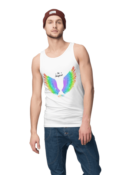 LGBTQWorldwide - ,,BE MAGICAL'' DTG, Eco-friendly, Men's Clothing, Neck Labels, Organic, Recycled, Slim fit, Sustainable, Tank Tops, Tanke, top, Vegan lgbtq Bekleidung Accessoires unisex Zubehör