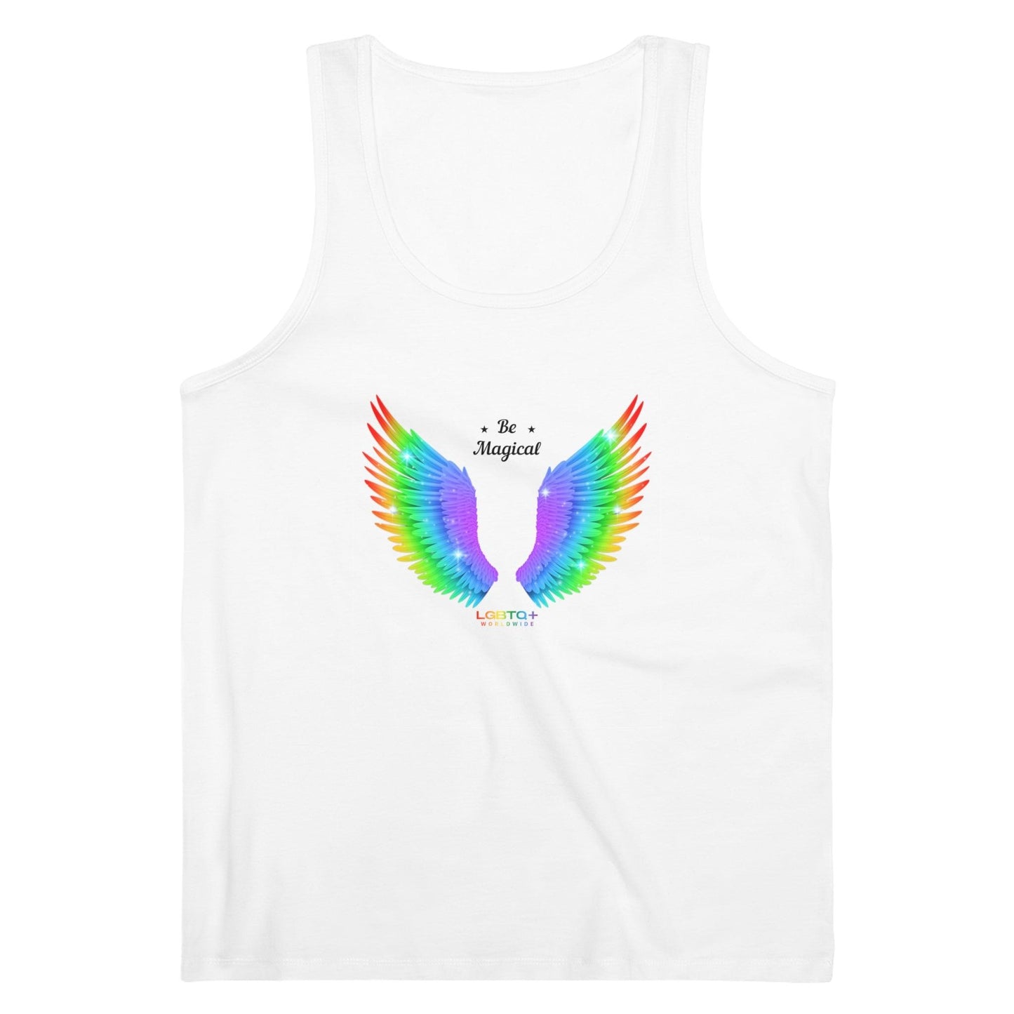 LGBTQWorldwide - ,,BE MAGICAL'' DTG, Eco-friendly, Men's Clothing, Neck Labels, Organic, Recycled, Slim fit, Sustainable, Tank Tops, Tanke, top, Vegan lgbtq Bekleidung Accessoires unisex Zubehör