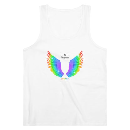 LGBTQWorldwide - ,,BE MAGICAL'' DTG, Eco-friendly, Men's Clothing, Neck Labels, Organic, Recycled, Slim fit, Sustainable, Tank Tops, Tanke, top, Vegan lgbtq Bekleidung Accessoires unisex Zubehör