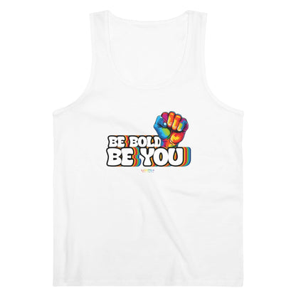 LGBTQWorldwide - ,,BE YOU'' DTG, Eco-friendly, Men's Clothing, Neck Labels, Organic, Recycled, Slim fit, Sustainable, Tank Tops, Tanke, Vegan lgbtq Bekleidung Accessoires unisex Zubehör