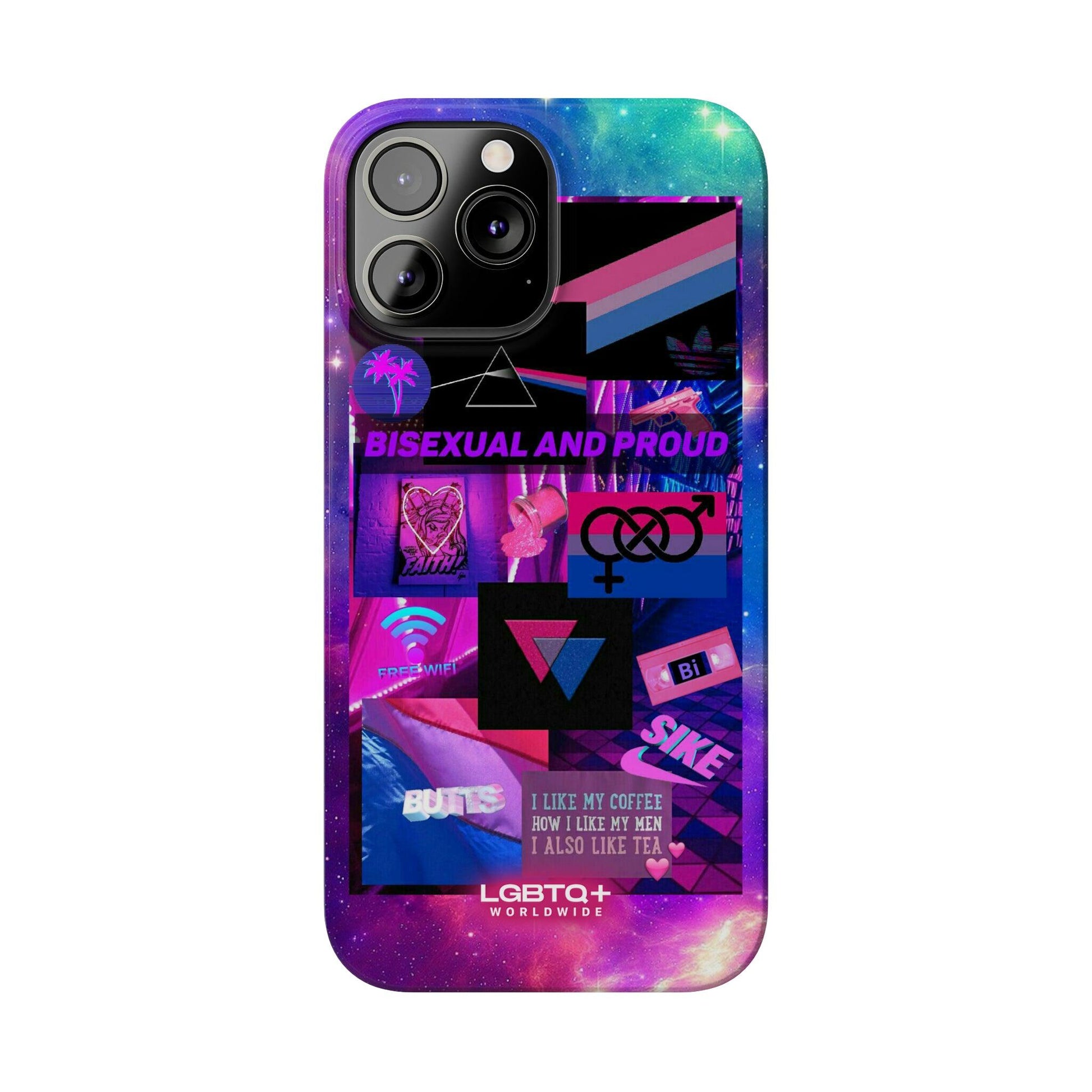 LGBTQWorldwide - ,,BISEXUAL" Handyhülle Accessories, Back-to-School, card, Glossy, iPhone, iPhone Cases, Phone accessory, Phone Cases, Samsung Cases, Slim lgbtq Bekleidung Accessoires unisex Zubehör