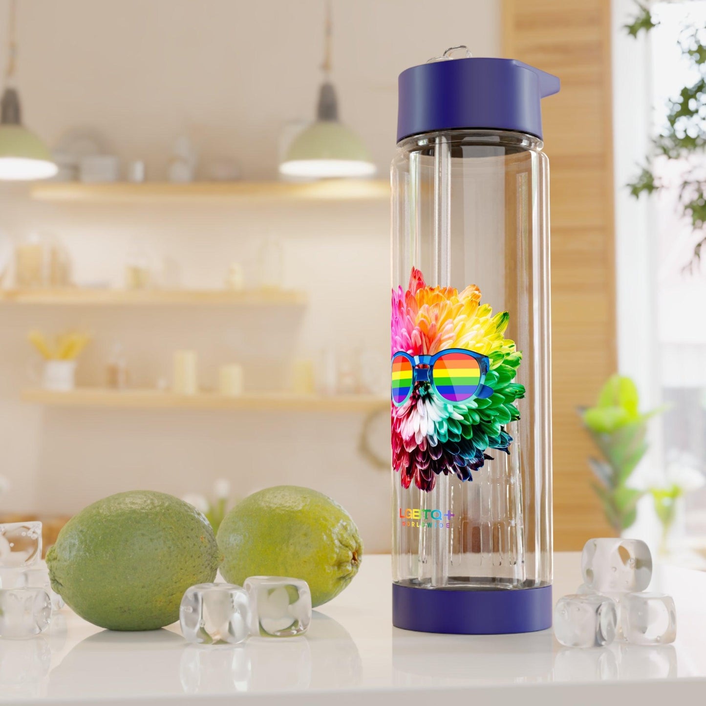 LGBTQWorldwide - ,,BLUME" Bottles, Bottles & Tumblers, home, Home & Living, Travel, Tumblers lgbtq Bekleidung Accessoires unisex Zubehör