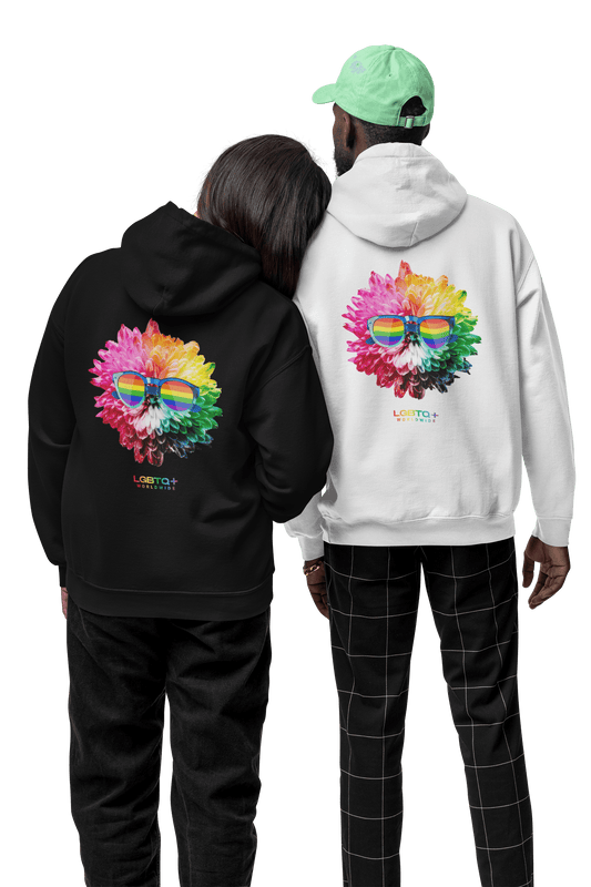 LGBTQWorldwide - ,,BLUME" Clothing, DTG, Eco-friendly, Hoodies, Men's Clothing, Recycled, Unisex, Vegan, Women's Clothing lgbtq Bekleidung Accessoires unisex Zubehör