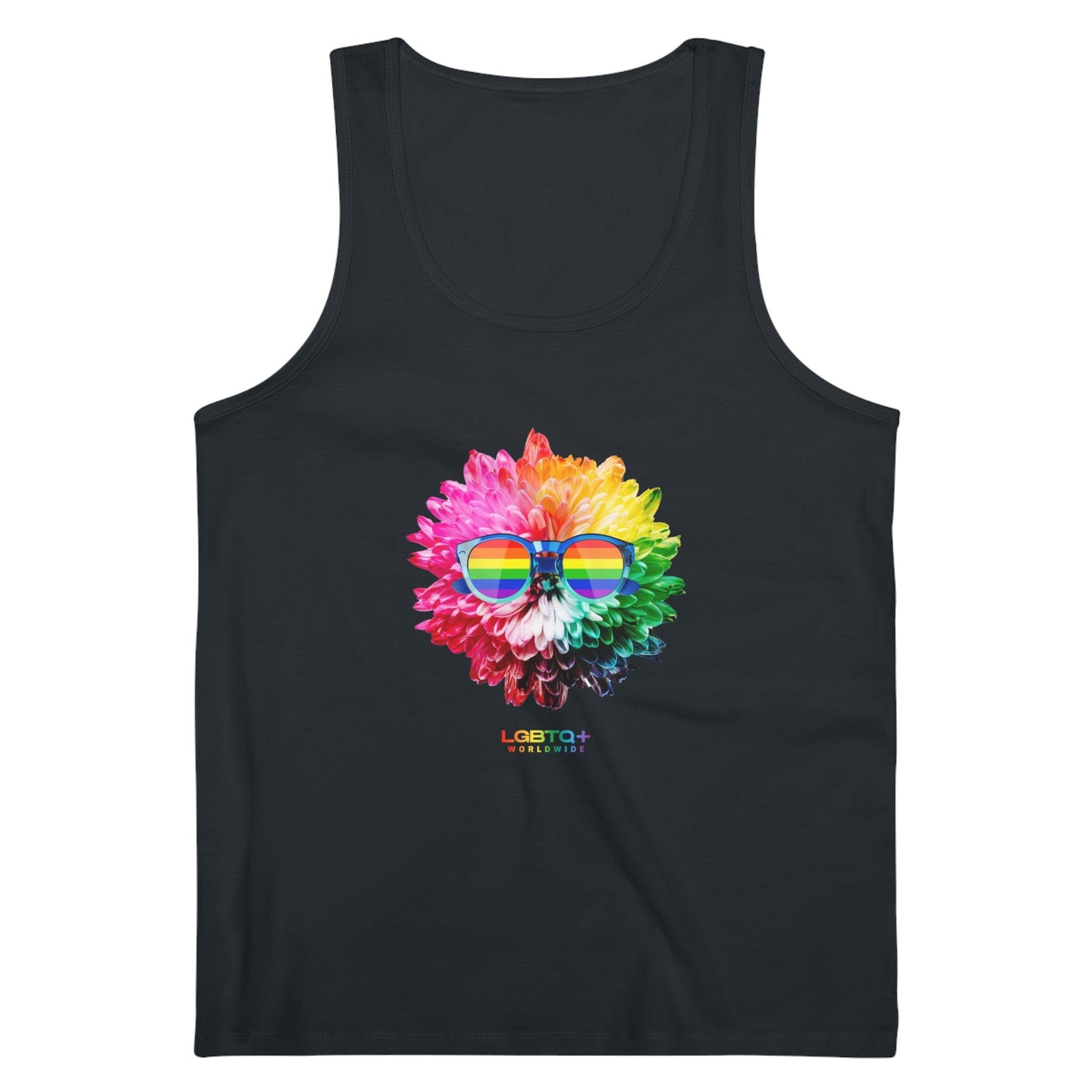 LGBTQWorldwide - ,,BLUME'' DTG, Eco-friendly, Men's Clothing, Neck Labels, Organic, Recycled, Slim fit, Sustainable, Tank Tops, Tanke, top, Vegan lgbtq Bekleidung Accessoires unisex Zubehör