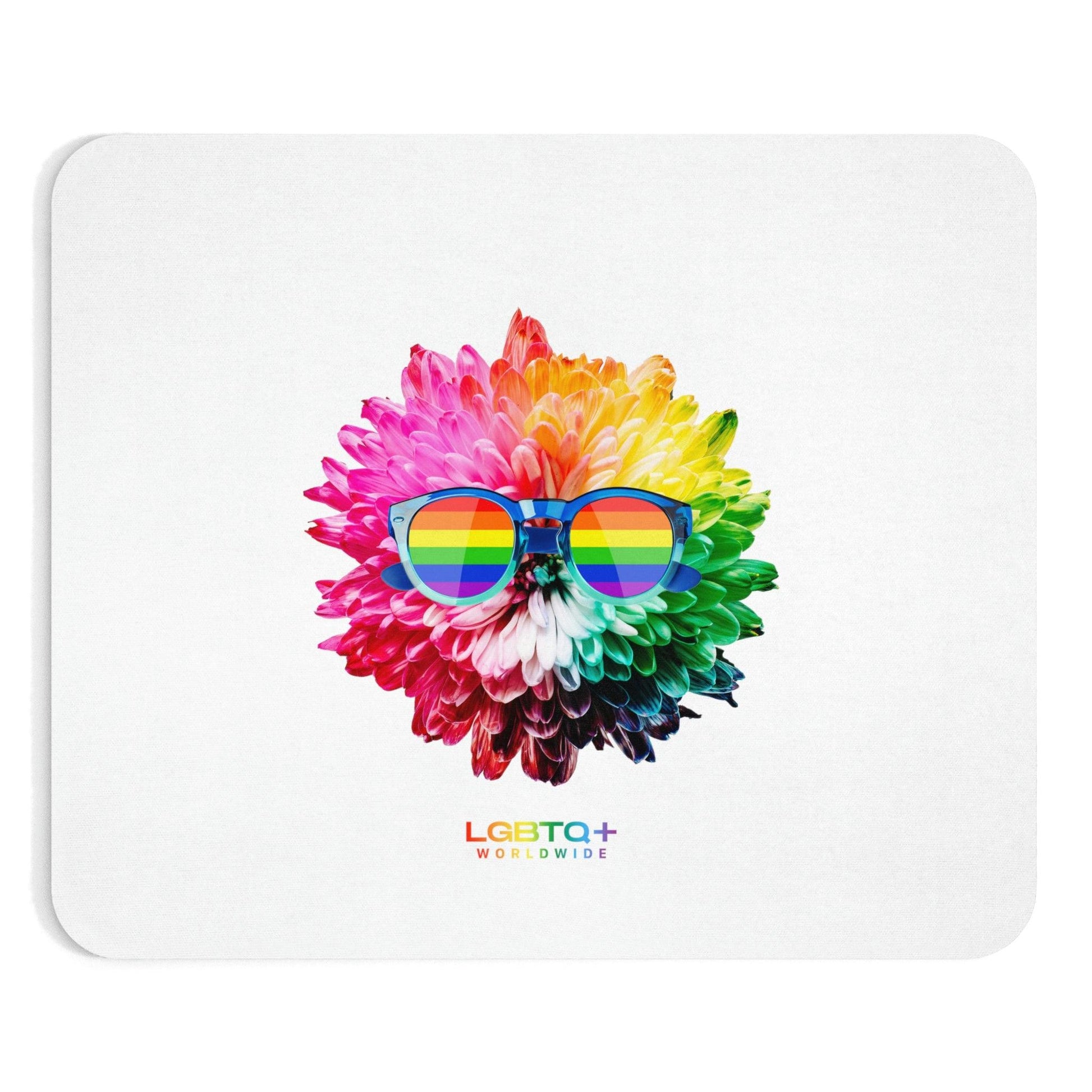 LGBTQWorldwide - ,,BLUME" Mauspad All, Desk, Home & Living, Mouse pad, Mouse Pads, Mousepad, tech lgbtq Bekleidung Accessoires unisex Zubehör