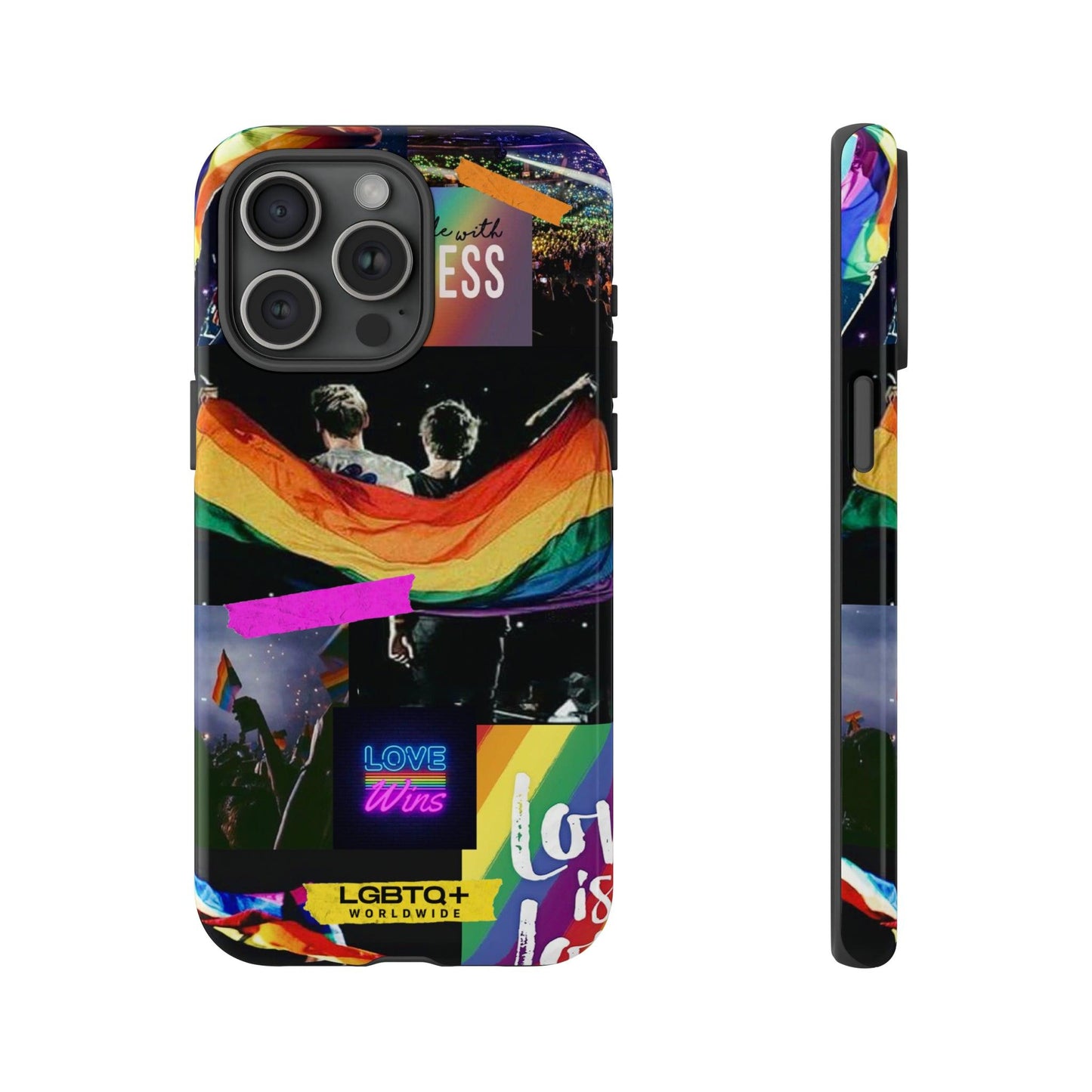 LGBTQWorldwide - ,,COMMUNITY" Doppelgehäuse Handyhülle Accessories, Glossy, iPhone Cases, Matte, Phone accessory, Phone Cases, Samsung Cases, Thermo, Valentine's Day Picks lgbtq Bekleidung Accessoires unisex Zubehör