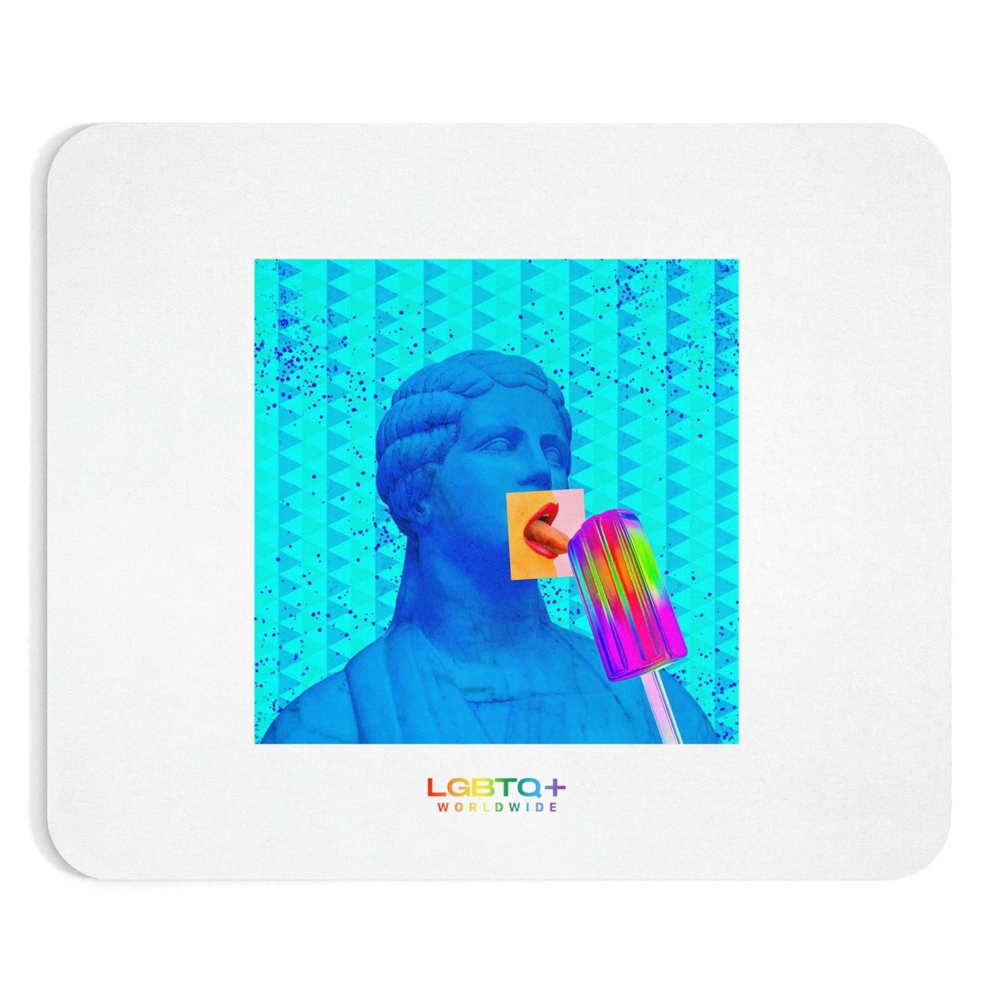 LGBTQWorldwide - ,, COTTON ICE" Mauspad All, Desk, Home & Living, Mouse pad, Mouse Pads, Mousepad, tech lgbtq Bekleidung Accessoires unisex Zubehör