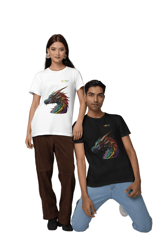 LGBTQWorldwide - ,,DRACHE" ai, Cotton, Crew neck, DTG, Eco-friendly, Men's Clothing, Organic, Recycled, Regular fit, Sustainable, T-shirts, Unisex, Valentine's Day Picks, Vegan, Women's Clothing lgbtq Bekleidung Accessoires unisex Zubehör