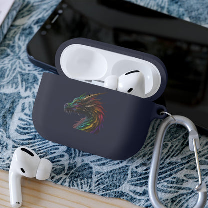 LGBTQWorldwide - ,,DRACHE" AirPods und AirPods Pro Hülle Accessories, AirPods, AirPods Pro, Back-to-School, Case, Flexible, tech, Tech Accessories, TPU lgbtq Bekleidung Accessoires unisex Zubehör