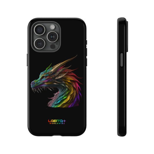 LGBTQWorldwide - ,,DRACHE" Doppelgehäuse Handyhülle Accessories, Glossy, iPhone Cases, Matte, Phone accessory, Phone Cases, Samsung Cases, tough, Valentine's Day Picks lgbtq Bekleidung Accessoires unisex Zubehör