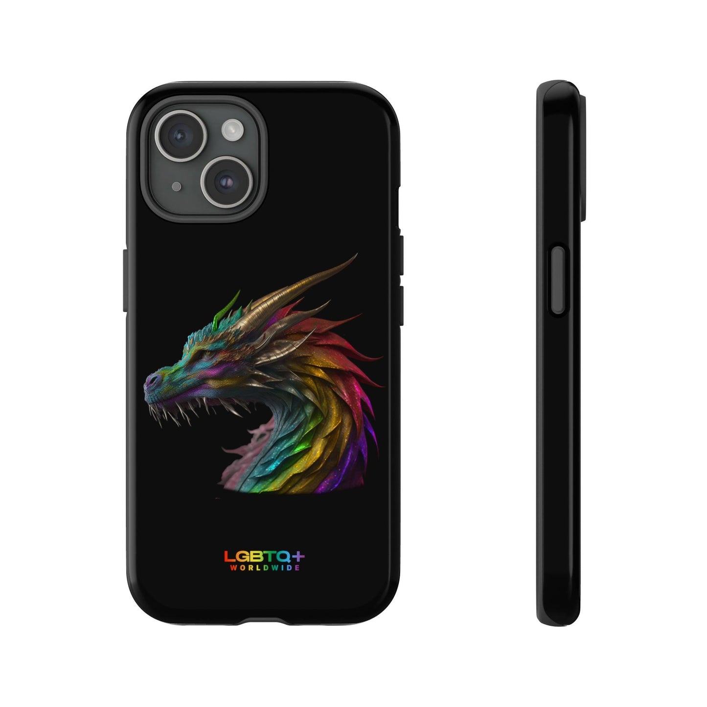 LGBTQWorldwide - ,,DRACHE" Doppelgehäuse Handyhülle Accessories, Glossy, iPhone Cases, Matte, Phone accessory, Phone Cases, Samsung Cases, tough, Valentine's Day Picks lgbtq Bekleidung Accessoires unisex Zubehör