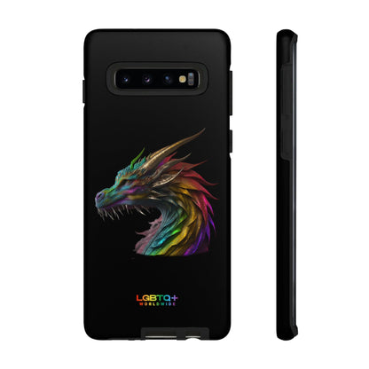 LGBTQWorldwide - ,,DRACHE" Doppelgehäuse Handyhülle Accessories, Glossy, iPhone Cases, Matte, Phone accessory, Phone Cases, Samsung Cases, tough, Valentine's Day Picks lgbtq Bekleidung Accessoires unisex Zubehör