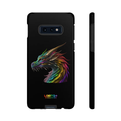 LGBTQWorldwide - ,,DRACHE" Doppelgehäuse Handyhülle Accessories, Glossy, iPhone Cases, Matte, Phone accessory, Phone Cases, Samsung Cases, tough, Valentine's Day Picks lgbtq Bekleidung Accessoires unisex Zubehör