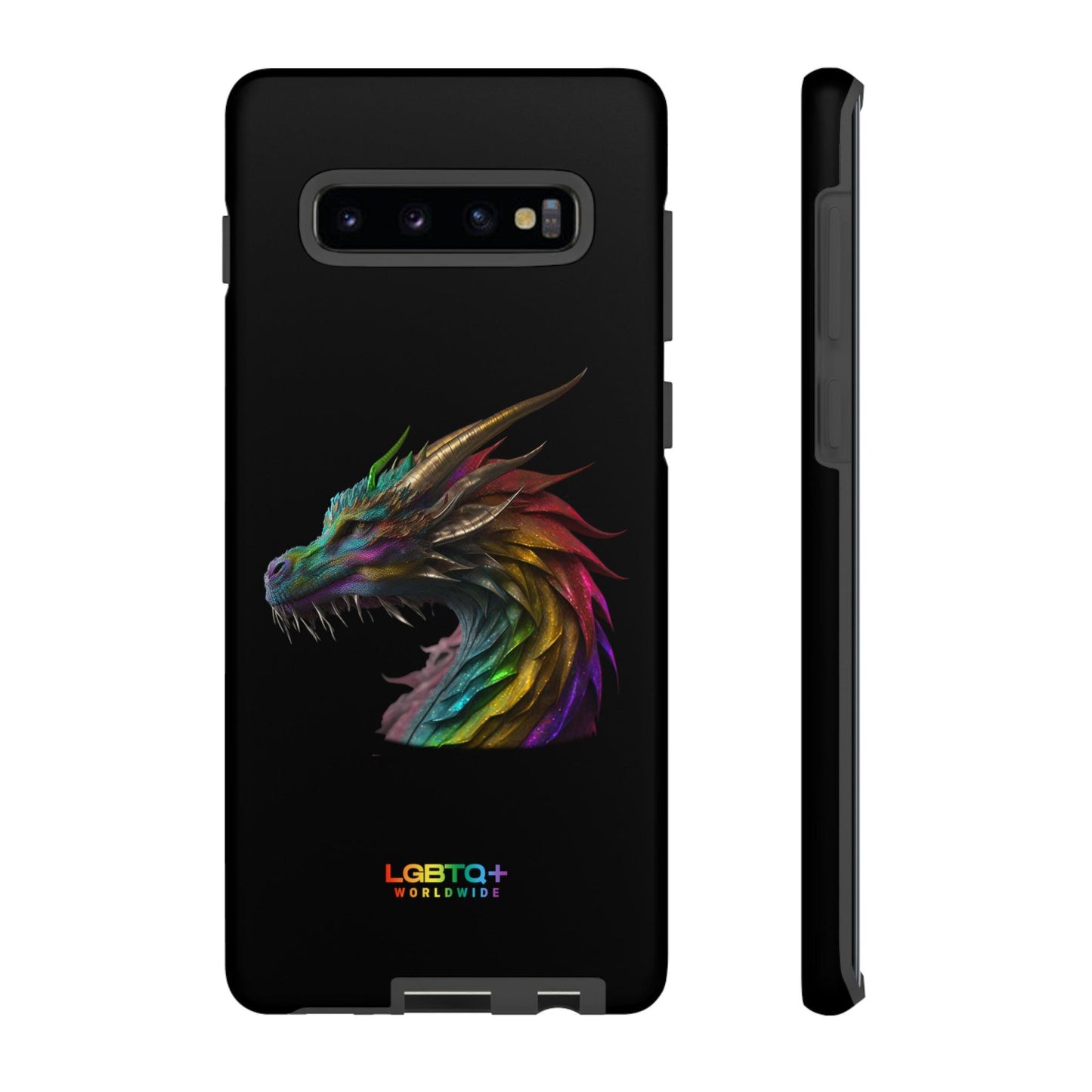 LGBTQWorldwide - ,,DRACHE" Doppelgehäuse Handyhülle Accessories, Glossy, iPhone Cases, Matte, Phone accessory, Phone Cases, Samsung Cases, tough, Valentine's Day Picks lgbtq Bekleidung Accessoires unisex Zubehör