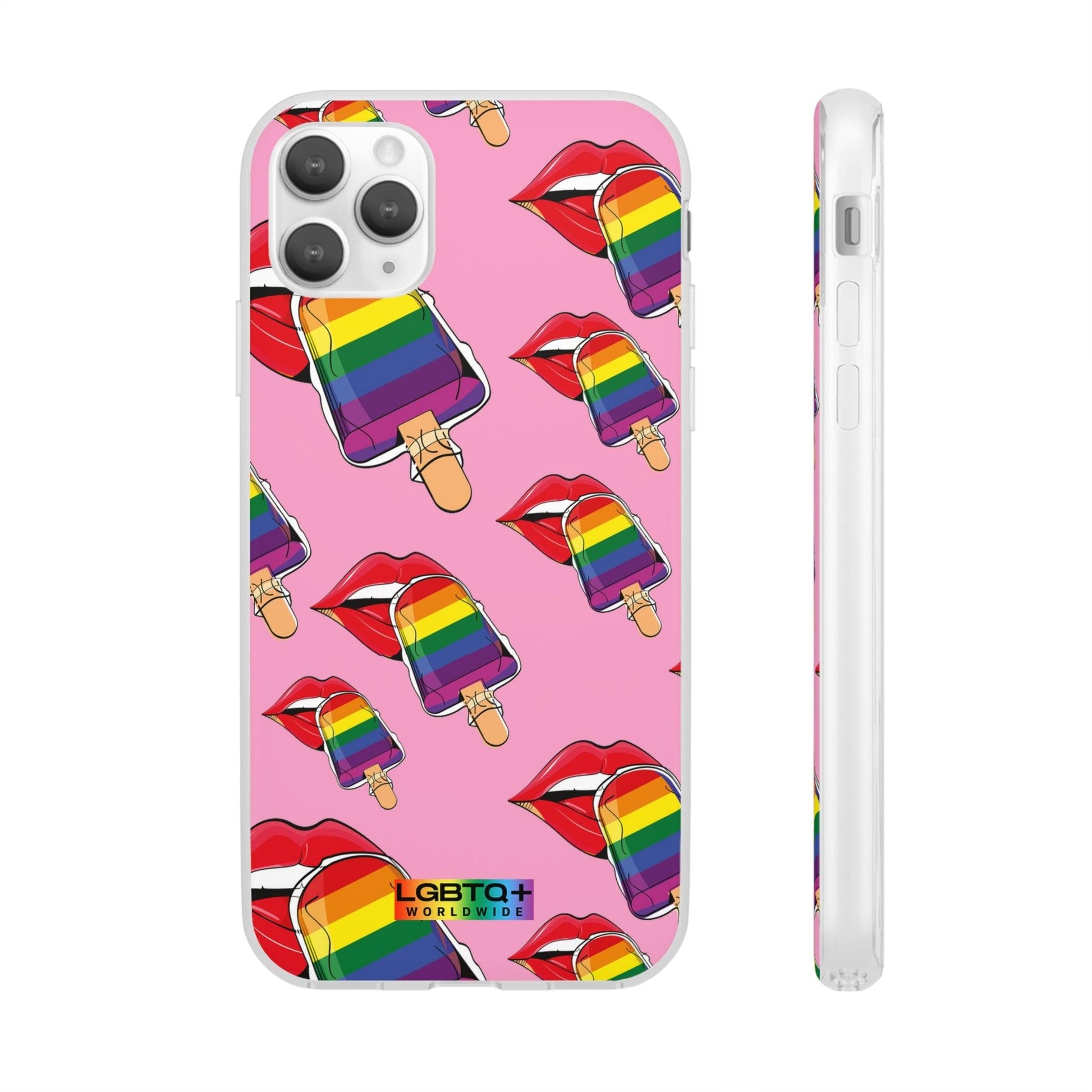 LGBTQWorldwide - ,,EIS" Flexible Handyhülle Accessories, Case, iPhone, iPhone Cases, Phone accessory, Phone Cases, Samsung Cases, silikon, Valentine's Day promotion lgbtq Bekleidung Accessoires unisex Zubehör