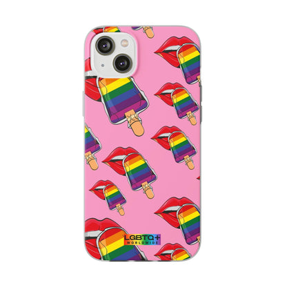 LGBTQWorldwide - ,,EIS" Flexible Handyhülle Accessories, Case, iPhone, iPhone Cases, Phone accessory, Phone Cases, Samsung Cases, silikon, Valentine's Day promotion lgbtq Bekleidung Accessoires unisex Zubehör