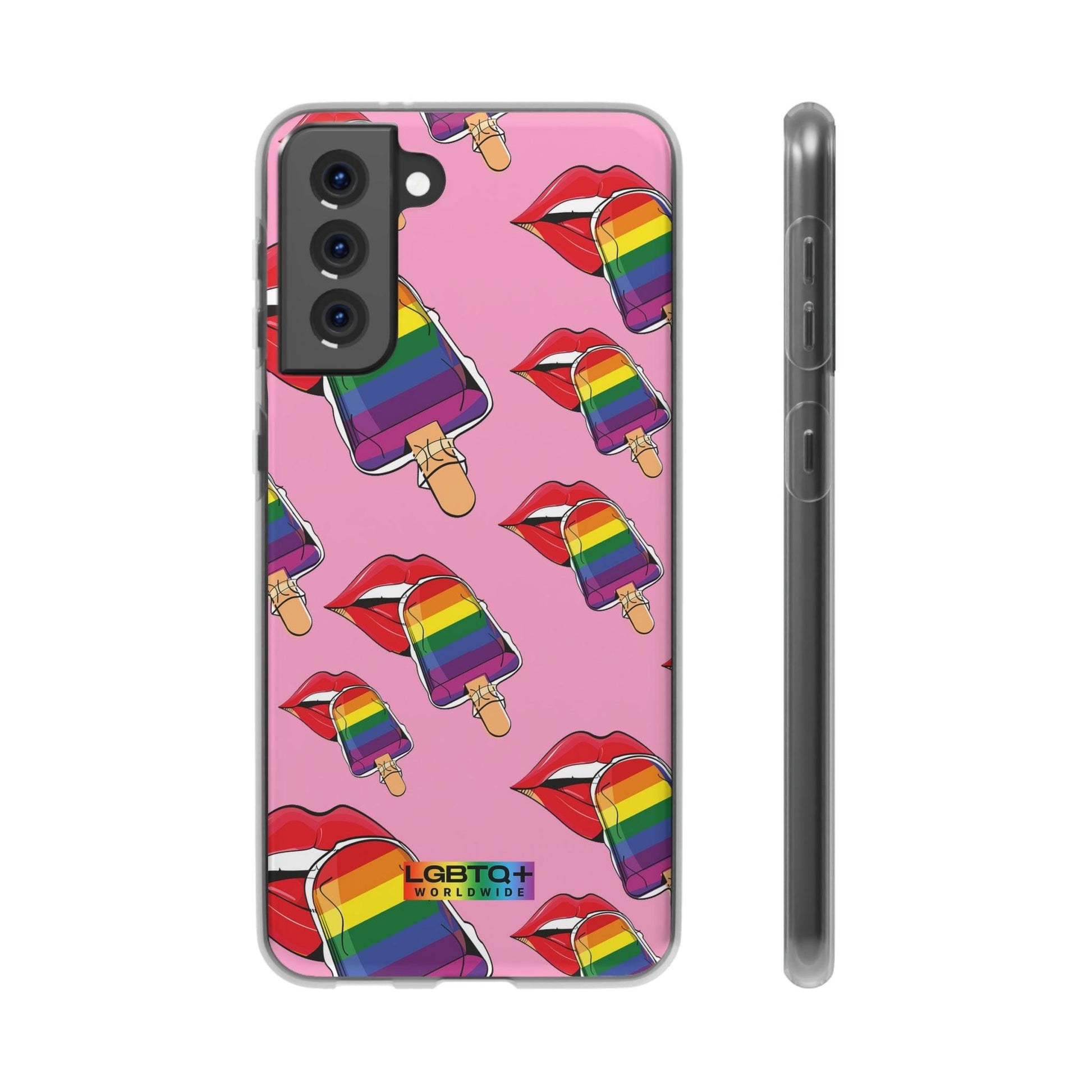 LGBTQWorldwide - ,,EIS" Flexible Handyhülle Accessories, Case, iPhone, iPhone Cases, Phone accessory, Phone Cases, Samsung Cases, silikon, Valentine's Day promotion lgbtq Bekleidung Accessoires unisex Zubehör