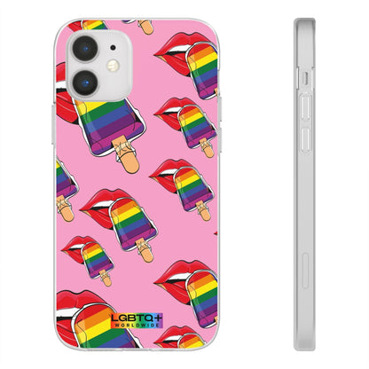 LGBTQWorldwide - ,,EIS" Flexible Handyhülle Accessories, Case, iPhone, iPhone Cases, Phone accessory, Phone Cases, Samsung Cases, silikon, Valentine's Day promotion lgbtq Bekleidung Accessoires unisex Zubehör