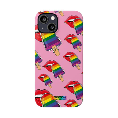 LGBTQWorldwide - ,,EIS" Handyhülle Accessories, Back-to-School, card, Glossy, iPhone, iPhone Cases, Phone accessory, Phone Cases, Samsung Cases, Slim lgbtq Bekleidung Accessoires unisex Zubehör