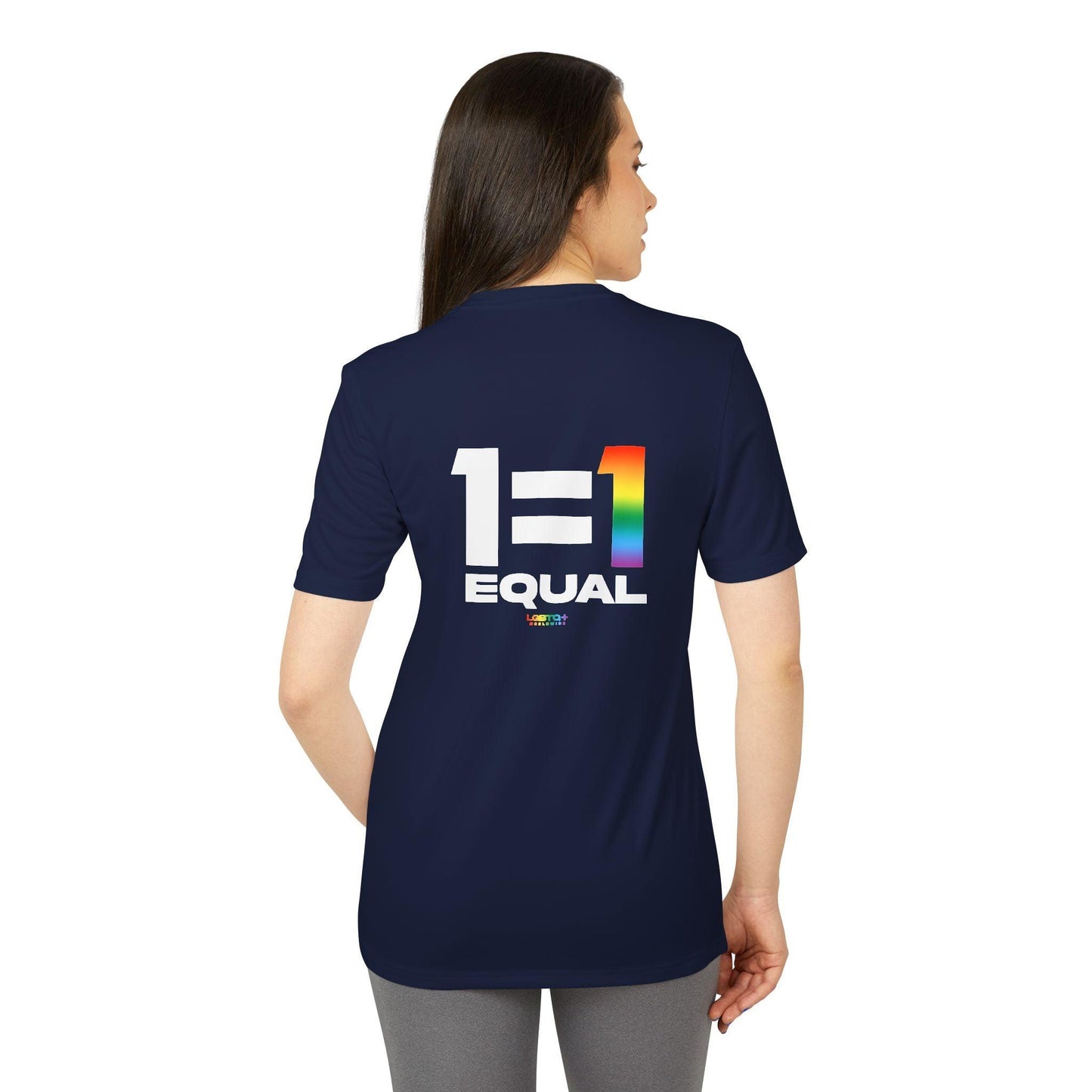 LGBTQWorldwide - ,,EQUALITY'' adidas® adidas, Back-to-School, DTF, Men's Clothing, Polyester, Sports, Sportswear, T-shirts, Unisex, Women's Clothing lgbtq Bekleidung Accessoires unisex Zubehör