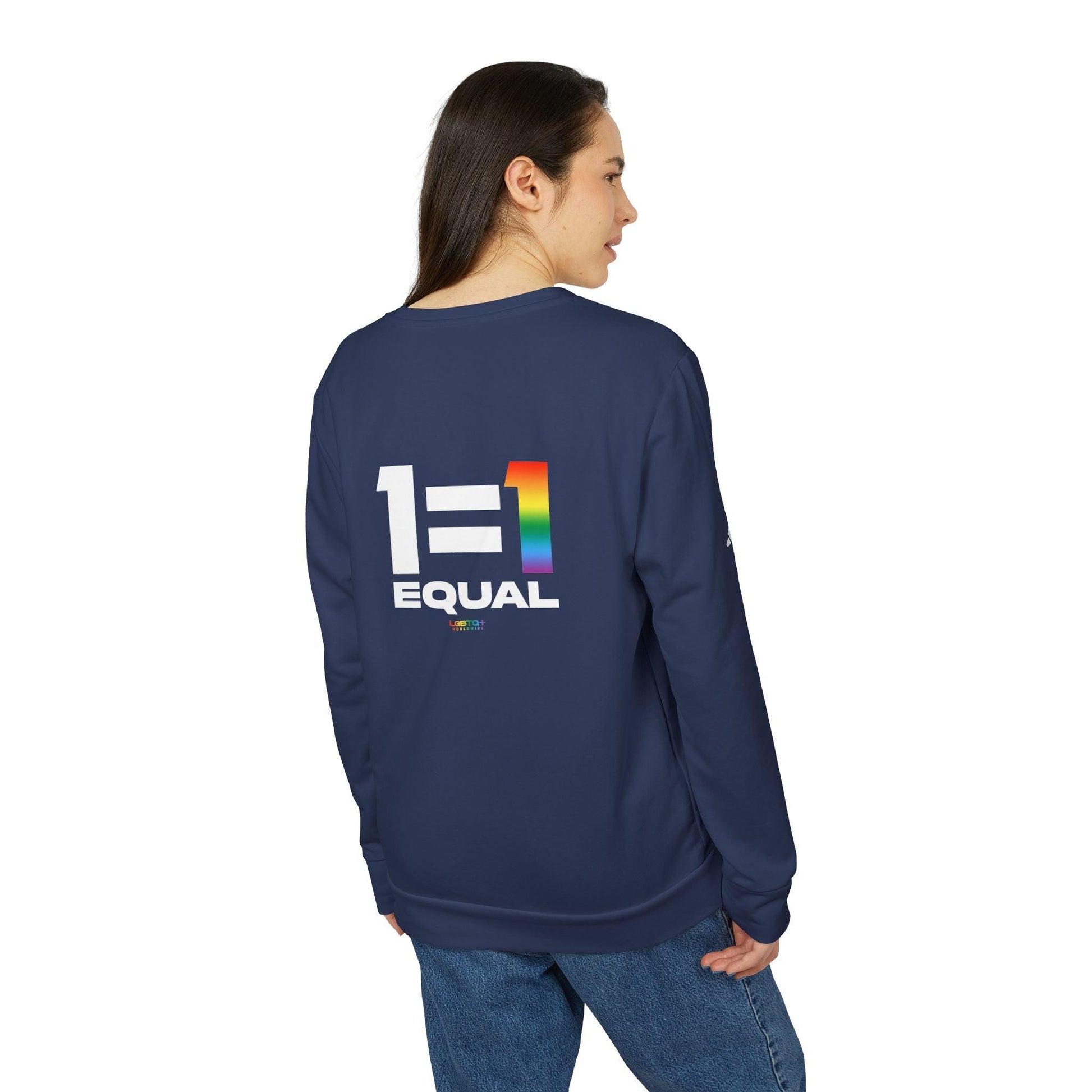 LGBTQWorldwide - ,,EQUALITY'' adidas® adidas, Crew neck, DTF, Men's Clothing, Sportswear, Sweatshirts, Unisex, Women's Clothing lgbtq Bekleidung Accessoires unisex Zubehör