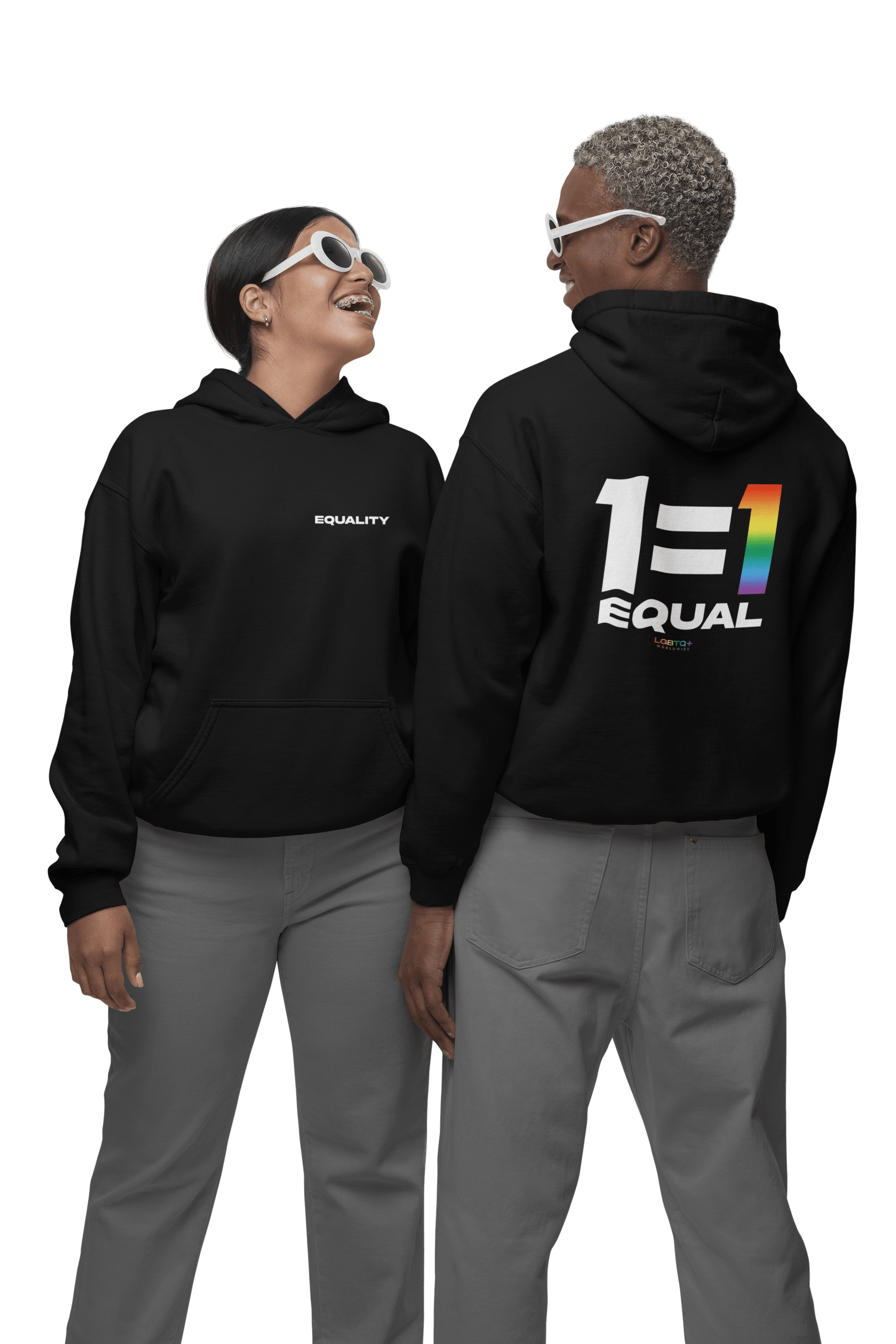 LGBTQWorldwide - ,,EQUALITY'' DTG, Eco-friendly, hoodie, Hoodies, Men's Clothing, Preis, Recycled, Unisex, Vegan, Women's Clothing lgbtq Bekleidung Accessoires unisex Zubehör