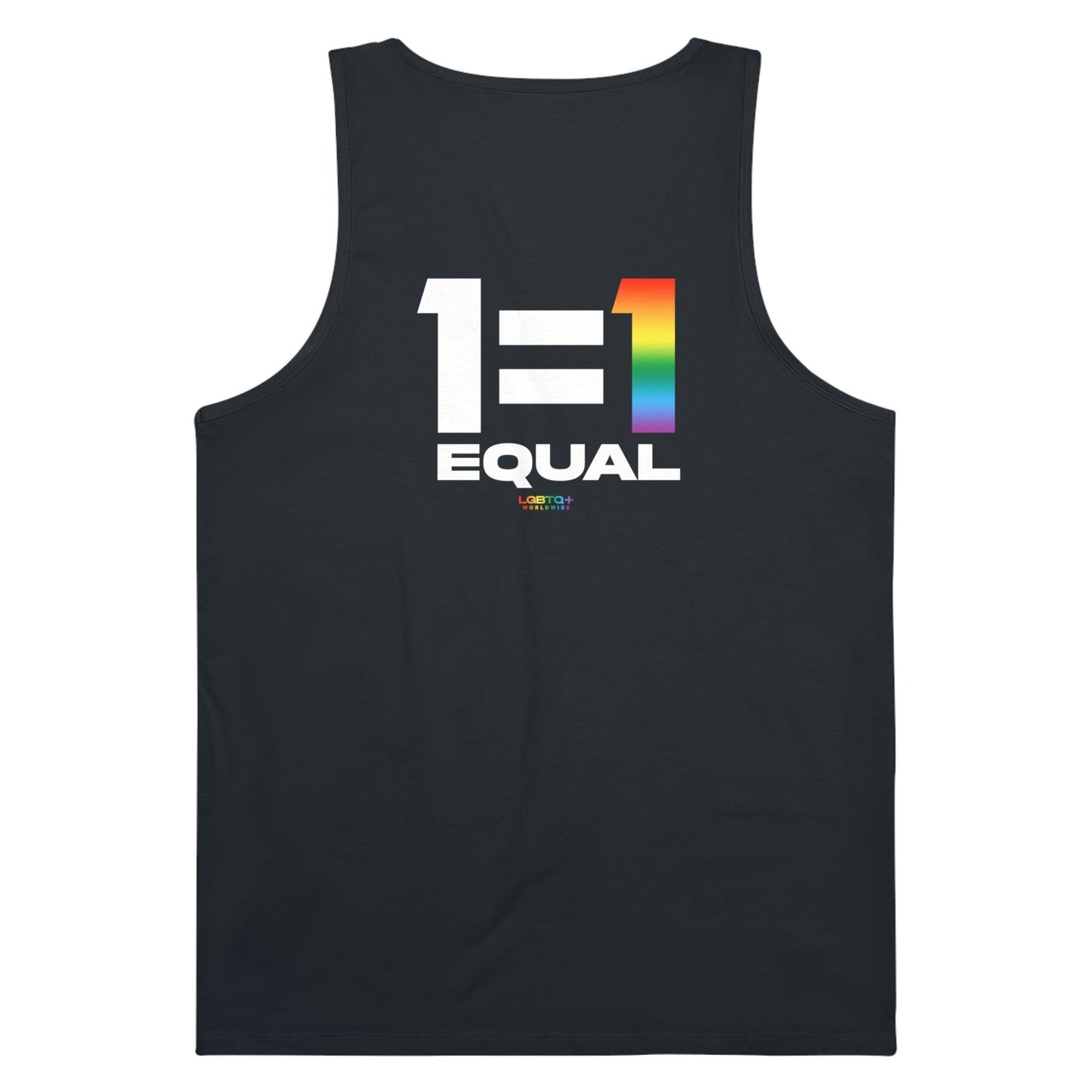 LGBTQWorldwide - ,,EQUALITY'' DTG, Eco-friendly, Men's Clothing, Neck Labels, Organic, Recycled, Slim fit, Sustainable, Tank Tops, Vegan lgbtq Bekleidung Accessoires unisex Zubehör