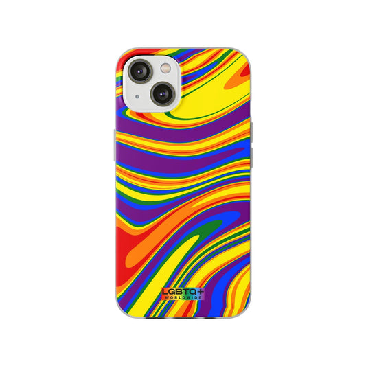 LGBTQWorldwide - ,,FARBEN" Flexible Handyhülle Accessories, Case, iPhone, iPhone Cases, Phone accessory, Phone Cases, Samsung Cases, silikon, Valentine's Day promotion lgbtq Bekleidung Accessoires unisex Zubehör