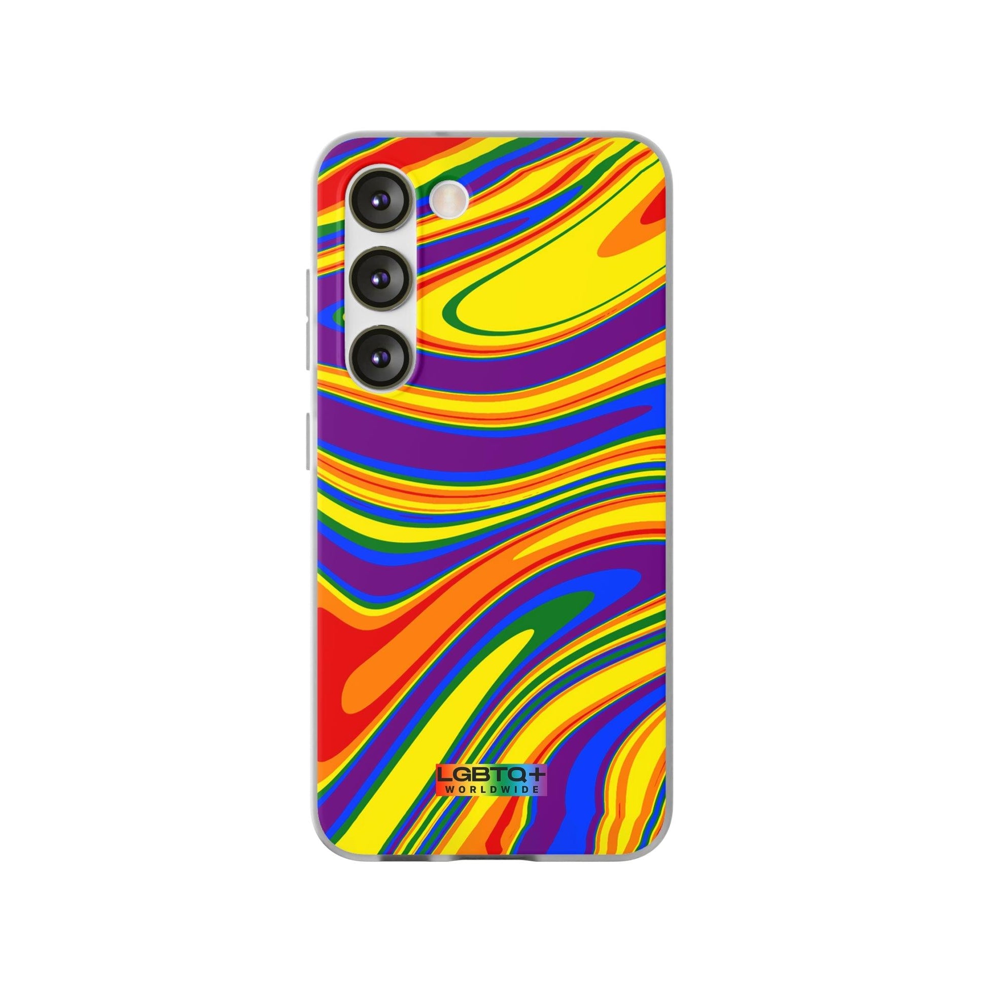 LGBTQWorldwide - ,,FARBEN" Flexible Handyhülle Accessories, Case, iPhone, iPhone Cases, Phone accessory, Phone Cases, Samsung Cases, silikon, Valentine's Day promotion lgbtq Bekleidung Accessoires unisex Zubehör