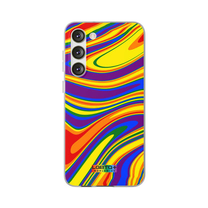 LGBTQWorldwide - ,,FARBEN" Flexible Handyhülle Accessories, Case, iPhone, iPhone Cases, Phone accessory, Phone Cases, Samsung Cases, silikon, Valentine's Day promotion lgbtq Bekleidung Accessoires unisex Zubehör