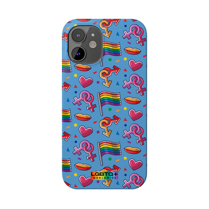 LGBTQWorldwide - ,,FLAGGEN" Hnadyhülle Accessories, Back-to-School, card, Glossy, iPhone, iPhone Cases, Phone accessory, Phone Cases, Samsung Cases, Slim lgbtq Bekleidung Accessoires unisex Zubehör