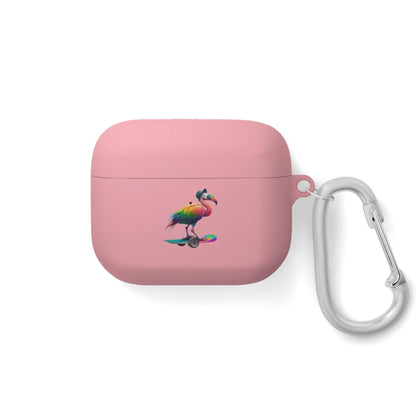 LGBTQWorldwide - ,,FLAMINGO" AirPods und AirPods Pro Hülle Accessories, AirPods, AirPods Pro, Back-to-School, Case, Flexible, tech, Tech Accessories, TPU lgbtq Bekleidung Accessoires unisex Zubehör