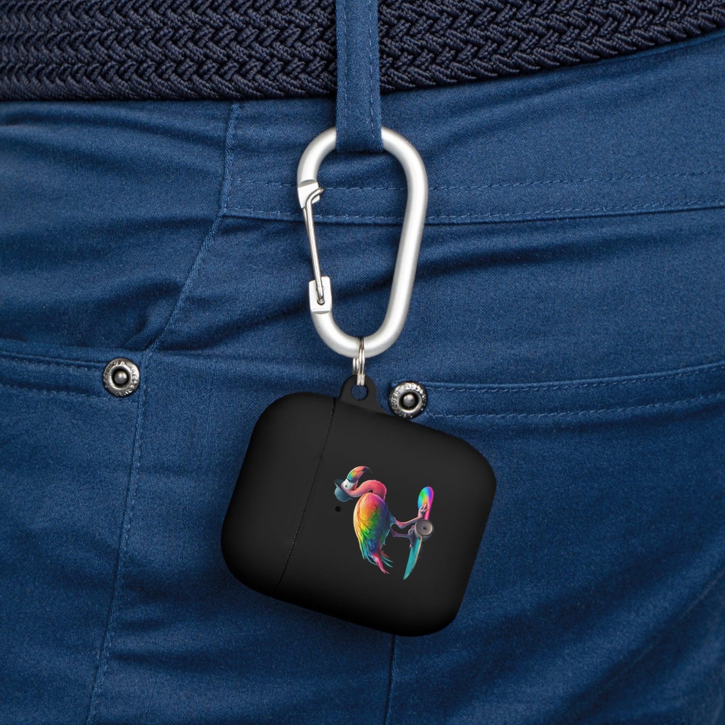 LGBTQWorldwide - ,,FLAMINGO" AirPods und AirPods Pro Hülle Accessories, AirPods, AirPods Pro, Back-to-School, Case, Flexible, tech, Tech Accessories, TPU lgbtq Bekleidung Accessoires unisex Zubehör