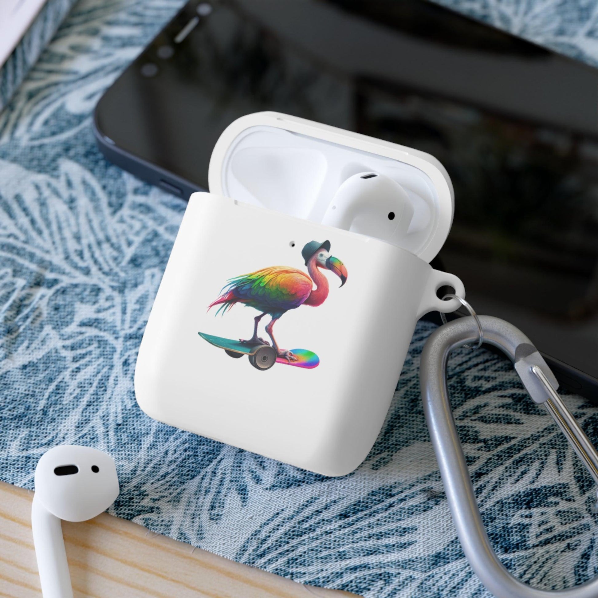 LGBTQWorldwide - ,,FLAMINGO" AirPods und AirPods Pro Hülle Accessories, AirPods, AirPods Pro, Back-to-School, Case, Flexible, tech, Tech Accessories, TPU lgbtq Bekleidung Accessoires unisex Zubehör