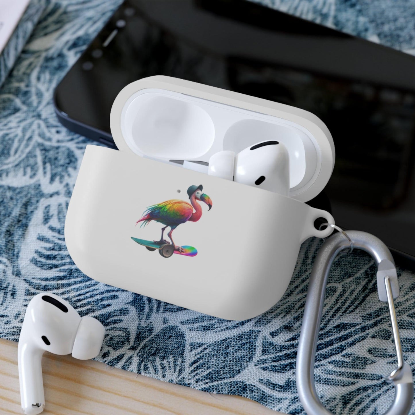 LGBTQWorldwide - ,,FLAMINGO" AirPods und AirPods Pro Hülle Accessories, AirPods, AirPods Pro, Back-to-School, Case, Flexible, tech, Tech Accessories, TPU lgbtq Bekleidung Accessoires unisex Zubehör