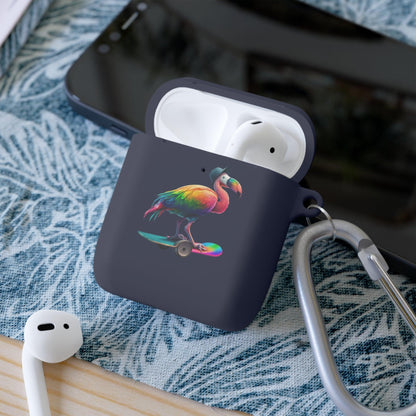 LGBTQWorldwide - ,,FLAMINGO" AirPods und AirPods Pro Hülle Accessories, AirPods, AirPods Pro, Back-to-School, Case, Flexible, tech, Tech Accessories, TPU lgbtq Bekleidung Accessoires unisex Zubehör