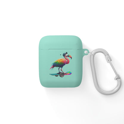 LGBTQWorldwide - ,,FLAMINGO" AirPods und AirPods Pro Hülle Accessories, AirPods, AirPods Pro, Back-to-School, Case, Flexible, tech, Tech Accessories, TPU lgbtq Bekleidung Accessoires unisex Zubehör