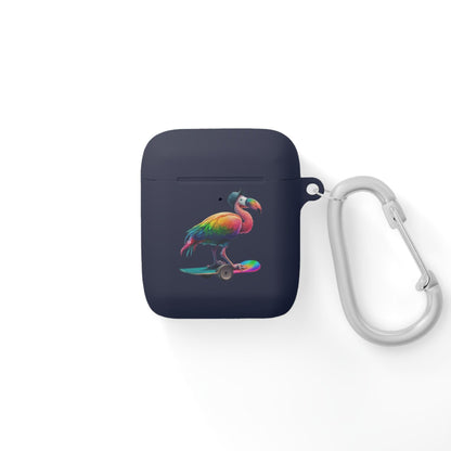 LGBTQWorldwide - ,,FLAMINGO" AirPods und AirPods Pro Hülle Accessories, AirPods, AirPods Pro, Back-to-School, Case, Flexible, tech, Tech Accessories, TPU lgbtq Bekleidung Accessoires unisex Zubehör