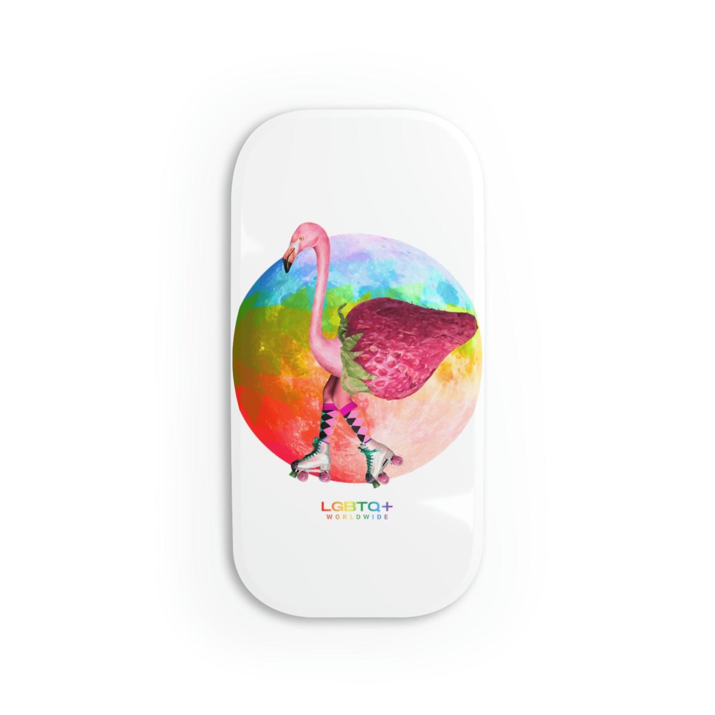 LGBTQWorldwide - ,,FLAMINGO CHERRY" Premium Smartphone Halterung Accessories, All, Phone Cases, tech, Tech Accessories lgbtq Bekleidung Accessoires unisex Zubehör