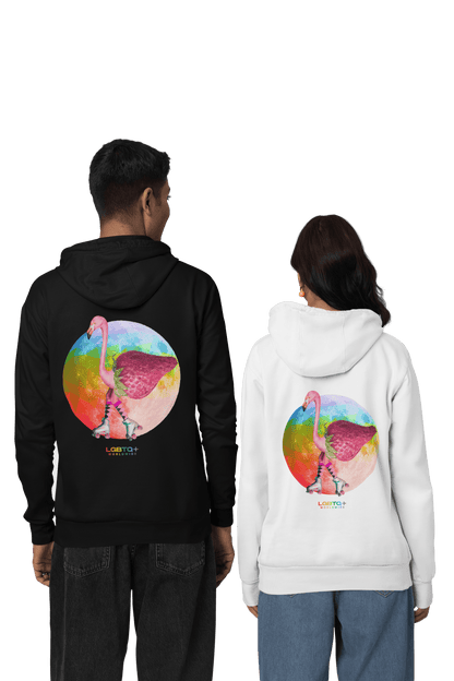 LGBTQWorldwide - ,,FLAMINGO" Clothing, DTG, Eco-friendly, Hoodies, Men's Clothing, Recycled, Unisex, Vegan, Women's Clothing lgbtq Bekleidung Accessoires unisex Zubehör