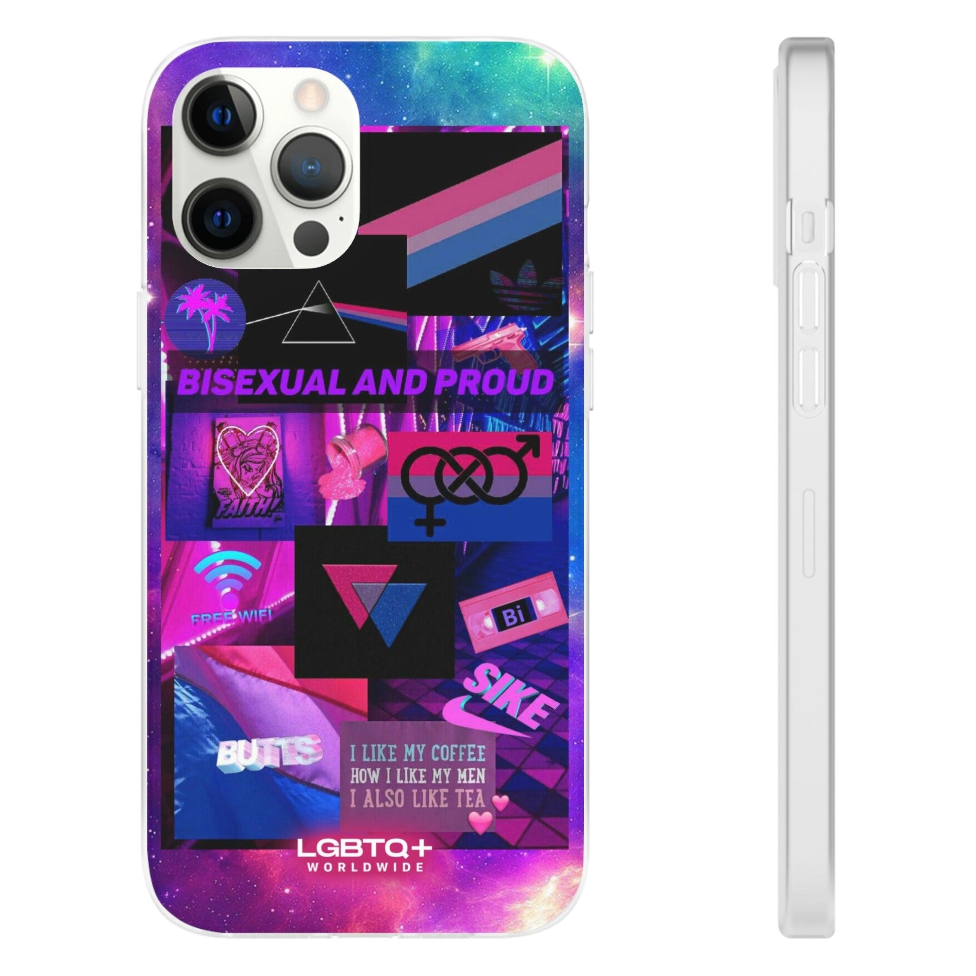 LGBTQWorldwide - ,,FREI" Flexible Handyhülle Accessories, Case, iPhone, iPhone Cases, Phone accessory, Phone Cases, Samsung Cases, silikon, Valentine's Day promotion lgbtq Bekleidung Accessoires unisex Zubehör